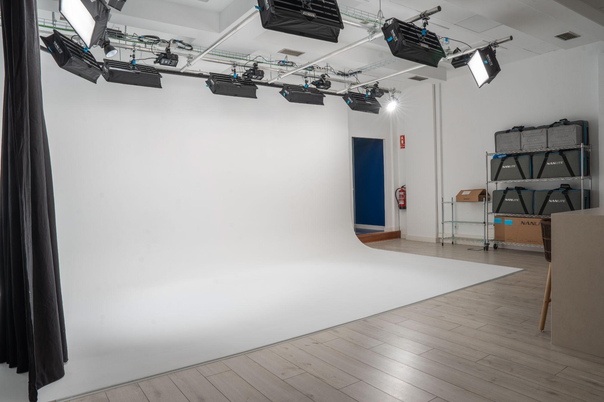 Ciclorama de Royal Studios en Madrid