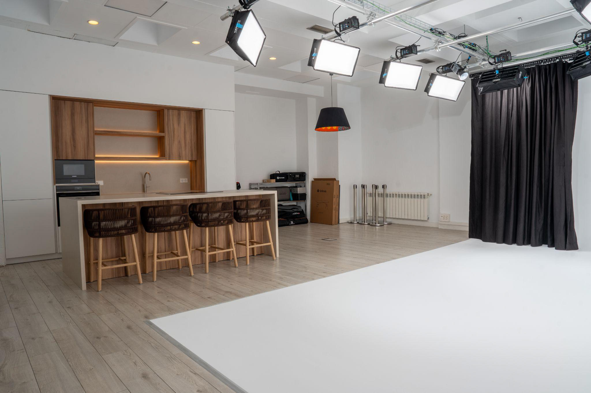 Cocina-set de Royal Studios para producción gastronómica